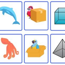 بطاقات تعليمية ثلاثية اللغة: عالم الكلمات